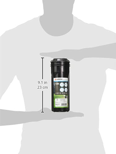 Gardena Sprinklersystem Turbo-driven Pop-up Sprinkler T 380: Watering system for large lawn areas of up to 380 m?, with adjustable range (6-11 m) and