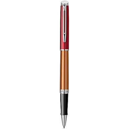 Waterman Rollerball Pen | Hemisphere French Riviera Collection | Promenade Vermillon | Fine Point | Gift Box