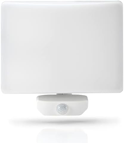 Auraglow 80W 6600lm Full Screen Slimline LED Security Motion Sensor PIR Flood Light White Outdoor Wall Lamp