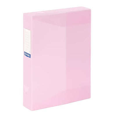 Viquel Class Docs propysoft Filing Box Polypropylene 80 mm Spine Set of 6 Assorted Colours