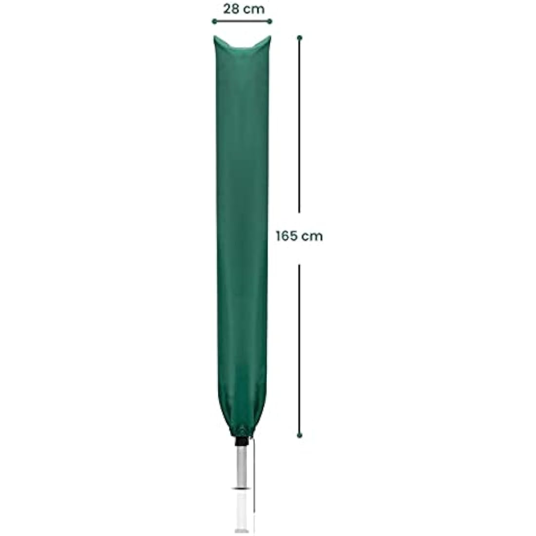 EasyShopping247®UK - Rotary Airer Cover (Green) Universal Fit with Zip and Drawstring to tighten Airer.420D Rotary Line Cover is Weather Resistant | Protection for Garden Dryer, Parasol,Airer.