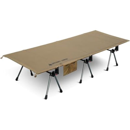 OneTigris SUPRANUBIS Camping Cot with Extending Legs, Load Capacity 150kg, Lightweight Portable Comfortable Folding Bed for Camping, Hiking, Travel, Truck, Beach, Office Nap