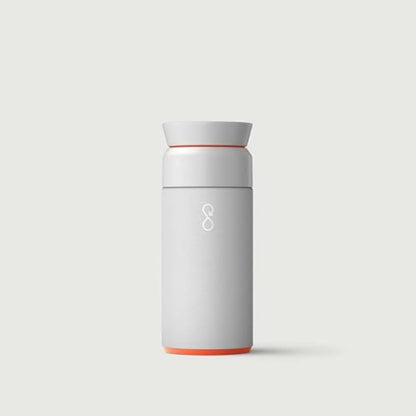 Ocean Bottle - Recycled Stainless Steel Brew Flask - Eco-Friendly & Reusable Bottle - Rock Grey - 350ml
