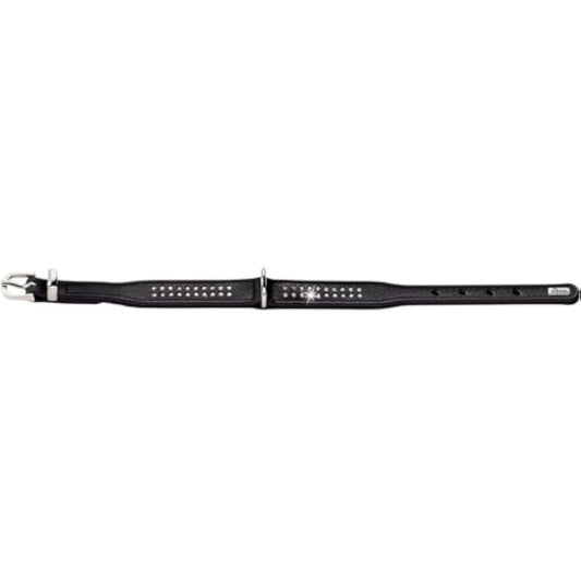 Hunter Dog Collar Nappa Leather Diamond Petit