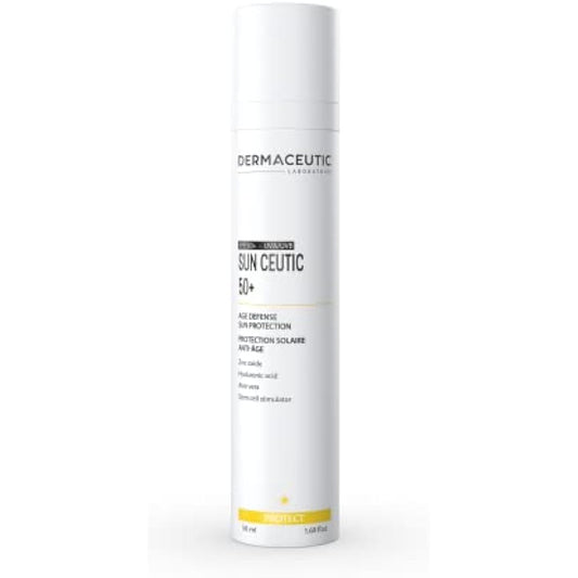 Dermaceutic Sun Ceutic 50+ - Sun cream SPF 50+ - Full spectrum protection sunscreen with powerful UVA/UVB filters - Defense face sun block - 50ml