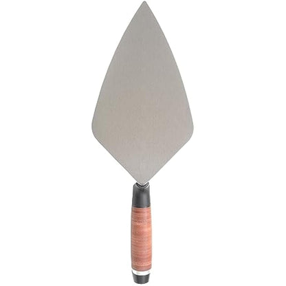 Marshalltown 34L11 Brick Trowel 11in - Leather Handle, Brown