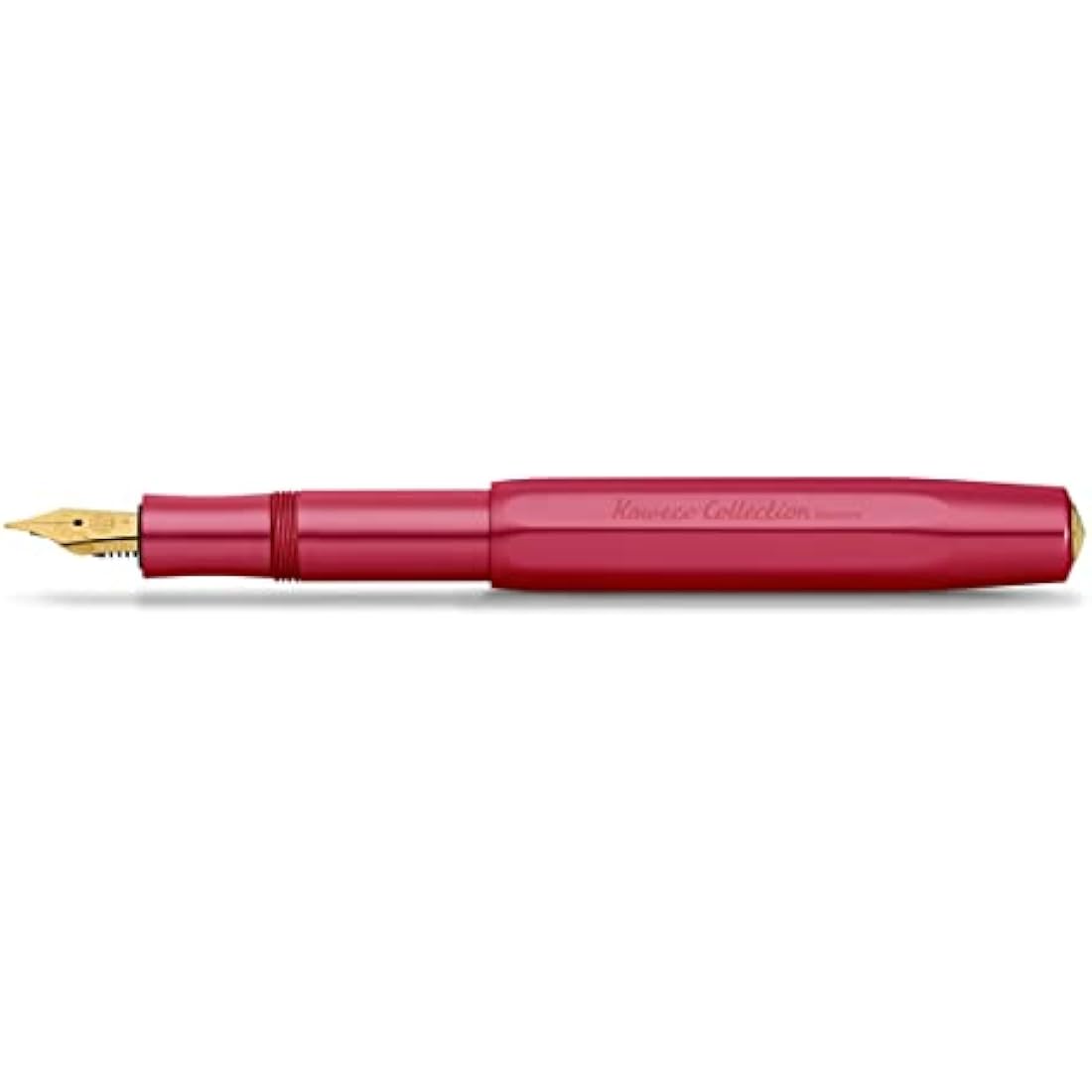 Kaweco COLLECTION Fountain Pen Ruby I Premium Reservoir Pen with Steel Nib for Ink Cartridges I Sport 13 cm I Nib: BB (Extra Broad)