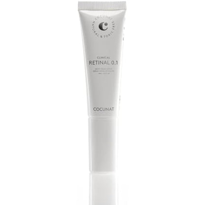 COCUNAT - CLINICAL RETINAL 0.1 - Vitamin A Retinal Serum - Reduces Wrinkles, Spots and Flaccidity - Regenerates and Rejuvenates - For All Skin Types - With Niacinamide and Hyaluronic Acid