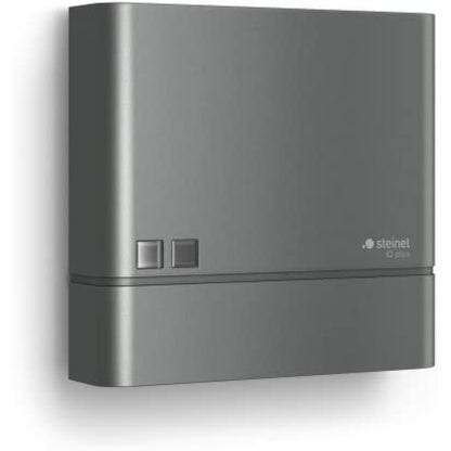 Steinel NightmatIQ Plus Twilight Sensor Anthracite, Smart Twilight Switch, 1000 W, Dusk to Dawn Timer, App Operated