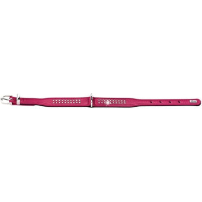 Hunter Dog Collar Nappa Leather Diamond Petit