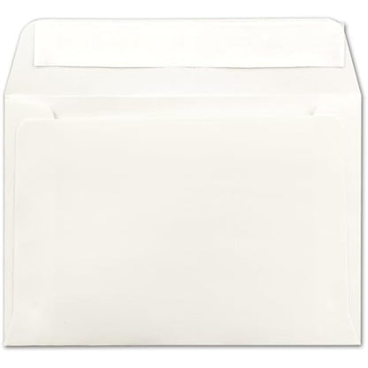 Neuser colourful, self-adhesive C6 envelopes, 162 mm x 114 mm 200 Umschläge Natural White