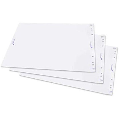 Legamaster Flipchart Paper Pads - Plain - 20 Sheets Per Pad - 5 Pack - 98 x 65 cm