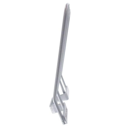MRLION Shoe Rack for 1 Pair of Shoes Width 130 mm Steel Wire Silver RAL 9006 Coated Pack of 10