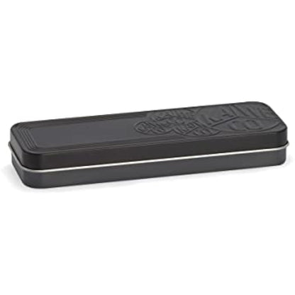 Kaweco ORIGINAL Fountain Pen 250 Black Chrome I Premium Reservoir Fountain Pen for Ink Cartridges 12.7 cm I Nib: M (Medium)