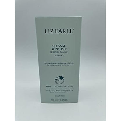 Liz Earle Cleanse & Polish Starter Kit (100ml + 2 Muslin Cloths)