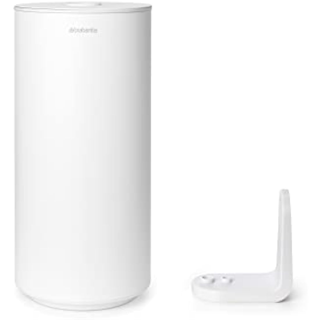 Brabantia - Mindset Toilet Roll Dispenser - Room for 2 Spare Rolls - Fits All Regular Roll Sizes - Smart Lift System - Corrosion Resistant - Bathroom Accessory - Fresh White - 30 x 15.1 x 13.7 cm