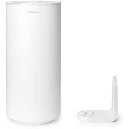 Brabantia - Mindset Toilet Roll Dispenser - Room for 2 Spare Rolls - Fits All Regular Roll Sizes - Smart Lift System - Corrosion Resistant - Bathroom Accessory - Fresh White - 30 x 15.1 x 13.7 cm