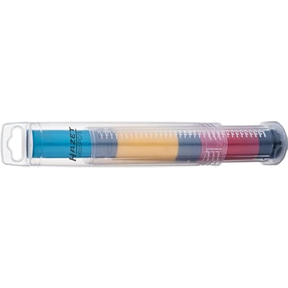 Set di chiavi a bussola HAZET 903SPC/3, Chiave quadra da 12,5 mm (1/2 pollice), larghezza trasversale 17 21 mm, con bussola in plastica, Montaggio di pneumatici con cerchioni in alluminio