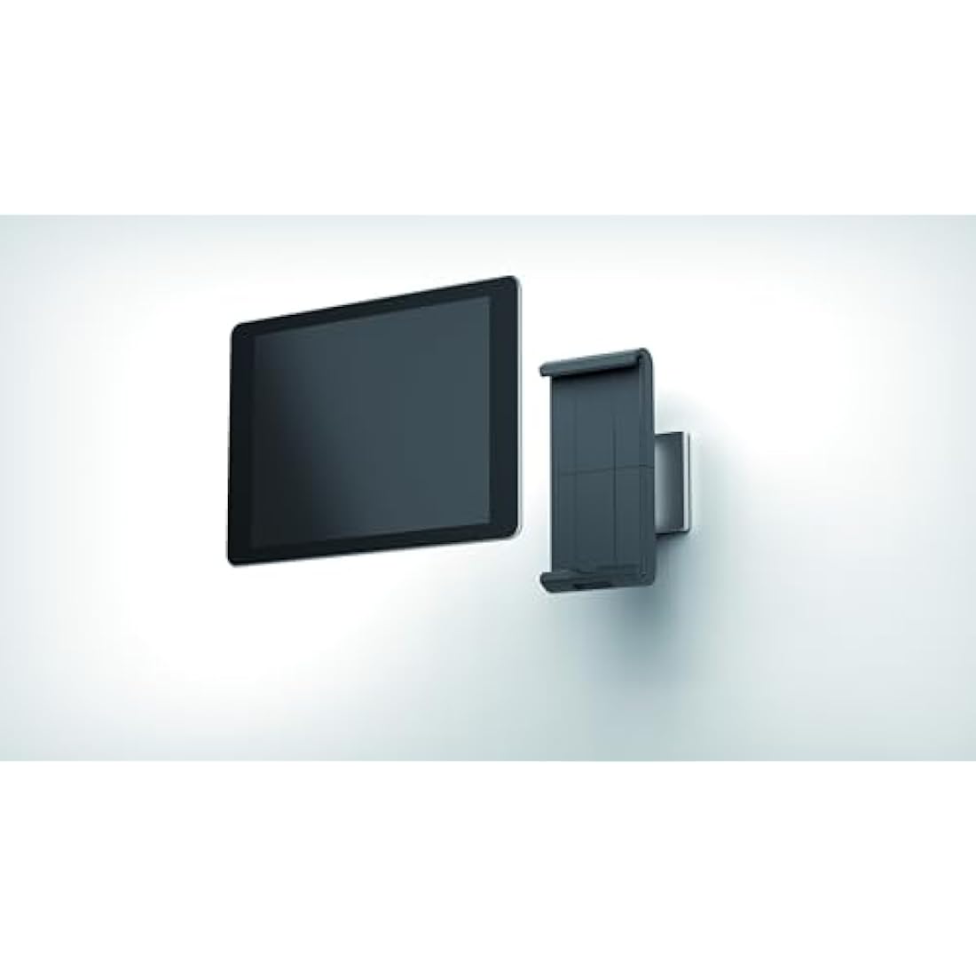 Durable Aluminium Wall Mounted Tablet Holder - Anti Theft Lockable & Rotatable 360° - Universal Mount for 7-13" iPad, Samsung, Surface & More - Security Bracket