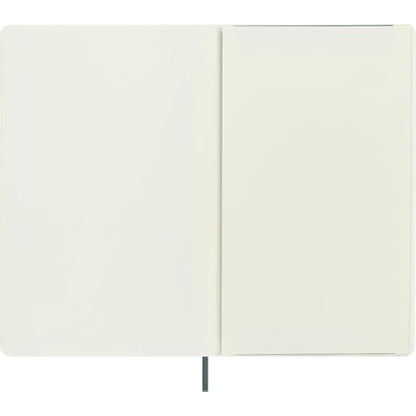 Moleskine Precious & Ethical Notebook, with Gift Box, Vegan Soft Cover Python-Effect, Elastic Closure, Large Format 13x21 cm, Colour Green