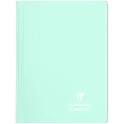 Clairefontaine 376781C Lot de 5 Cahiers à Spirale Koverbook Blush - A4 21x29,7 cm - 160 Pages Lignées - Papier Blanc 90 g - Couverture Enveloppante Polypro Opaque - Couleurs Aléatoires