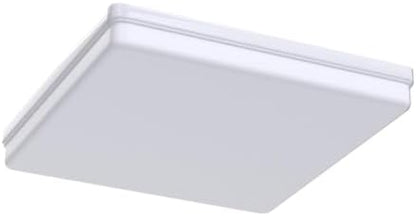 Yafido LED Square Ceiling Light Fitting 48W 4320LM, Warm White 3000K, IP44 Waterproof, 30CM Modern Ultra Bright Lighting Fixture 220V for Bathroom Kitchen Living Room Roof Office