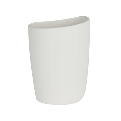 Spirella Etna Toothbrush Holder Stoneware White Height 12.5 cm x Width 11 cm