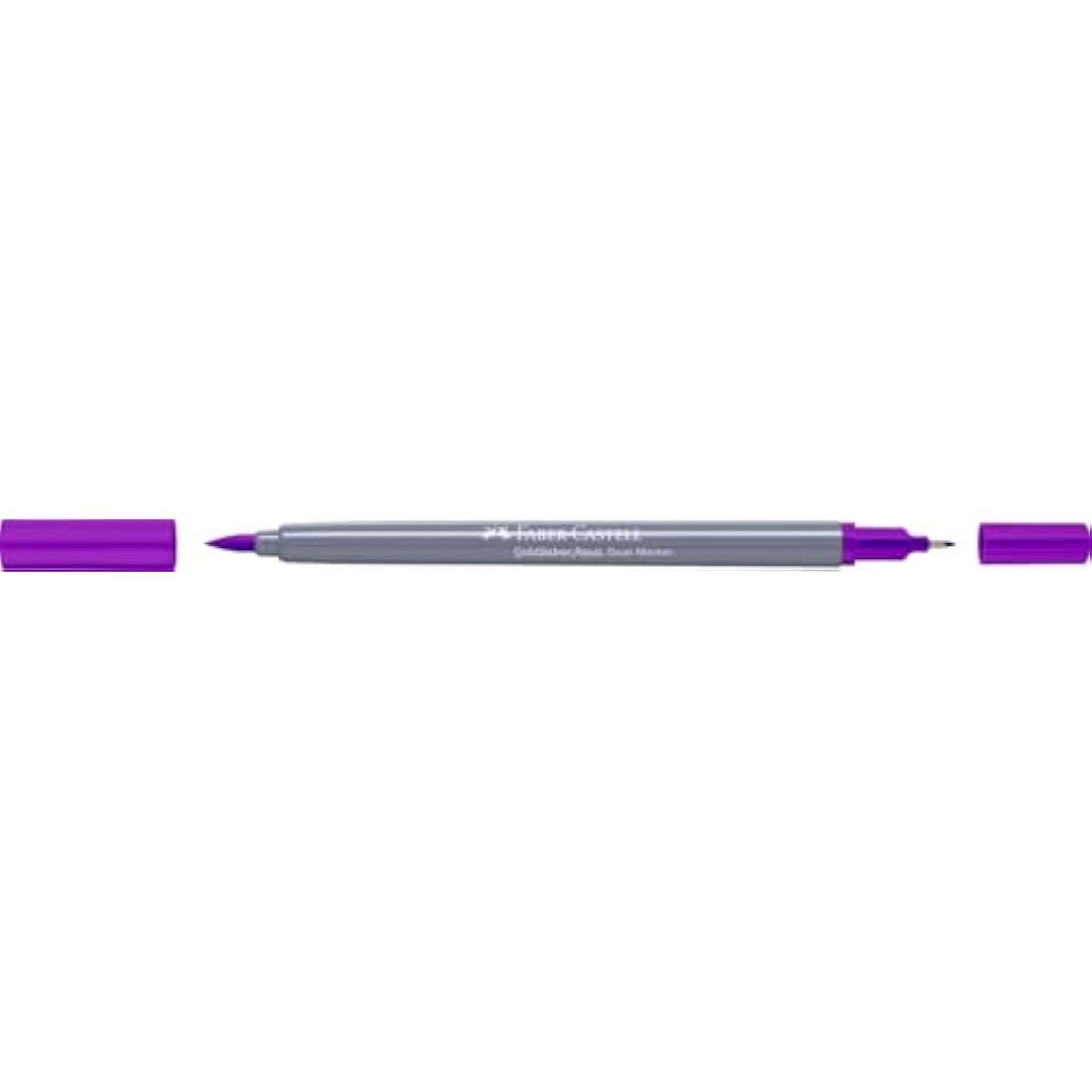 Faber-Castell Creative Studio Goldfaber Aqua Dual Marker, Multicoloured, Marker Wallet Of 12, For Art, Craft, Drawing, Sketching, Home, School, University, Colouring