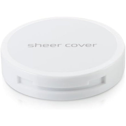 Sheer Cover Studio - Conceal and Brighten Highlight Trio - Two-Toned Concealers - Shimmering Highlighter - Medium/Tan Shade - With FREE Concealer Brush - 3 Grams