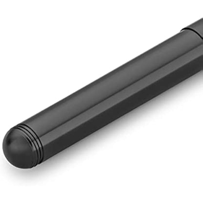 Kaweco LILIPUT Fountain Pen Black I Exclusive Fountain Pen for Ink Cartridges Including Retro Metal Box I Fountain Pen 12.5 cm I Nib Width EF (Extra Fine)