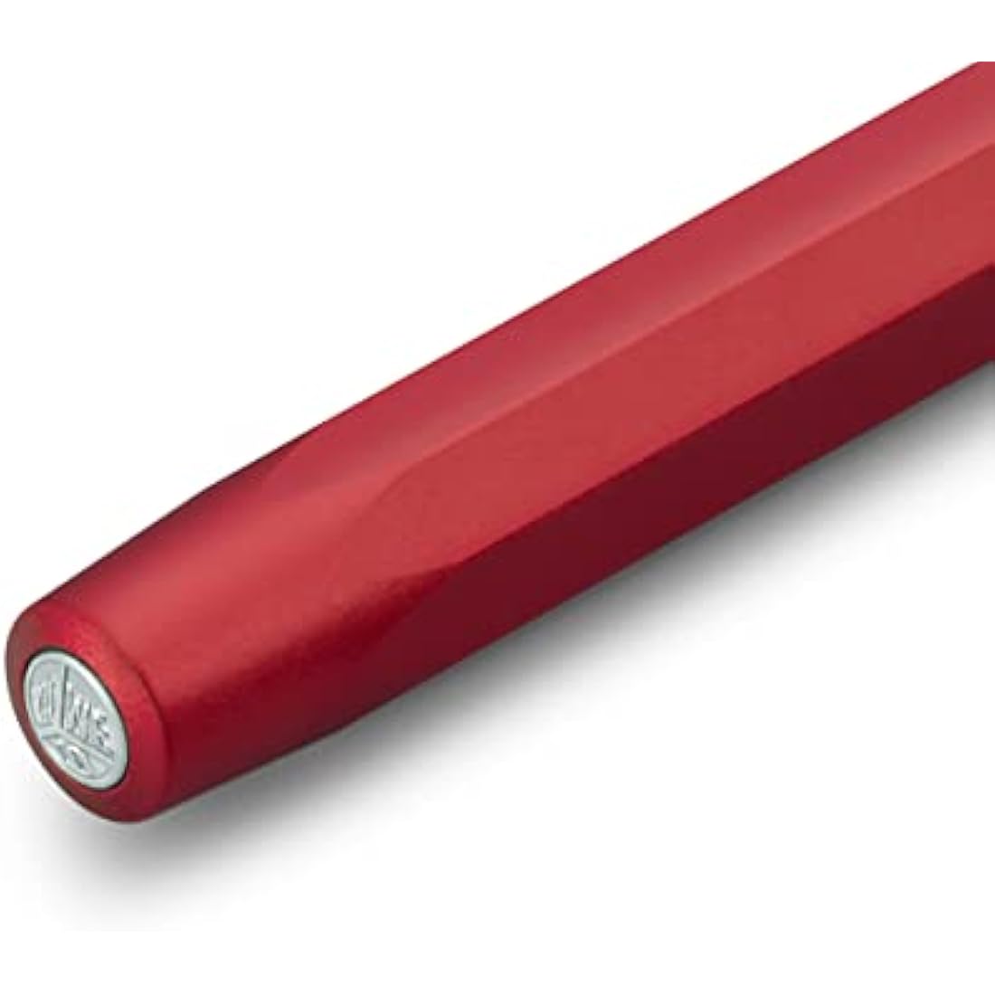 Kaweco AL SPORT Gel/Ballpoint Pen Deep Red I Pen Including 0.7 mm Rollerball Pen Refill in Classic Design with Ceramic Ball I Premium Aluminium Gel Roller 13 cm