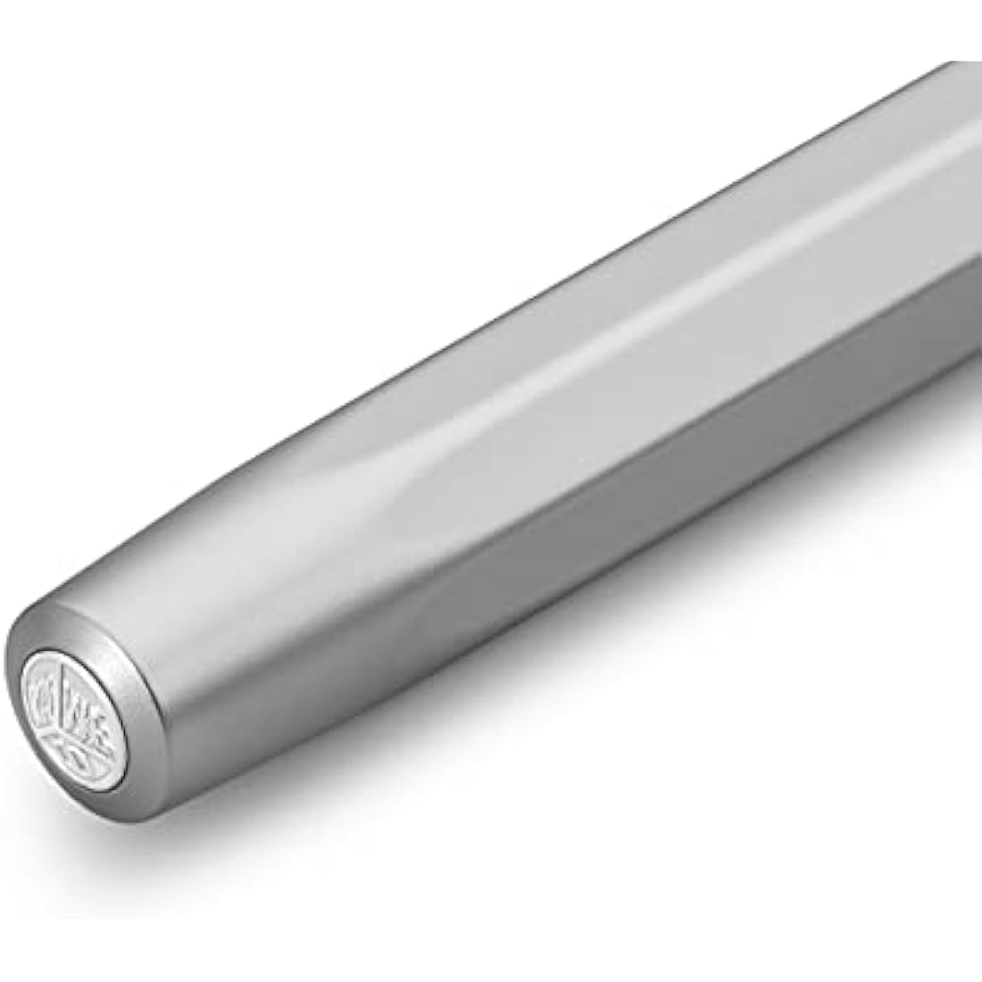 Kaweco AL SPORT Fountain Pen Silver I Premium Fountain Pen for Ink Cartridges I Exclusive Fountain Pen 13 cm I Nib: B (Broad)