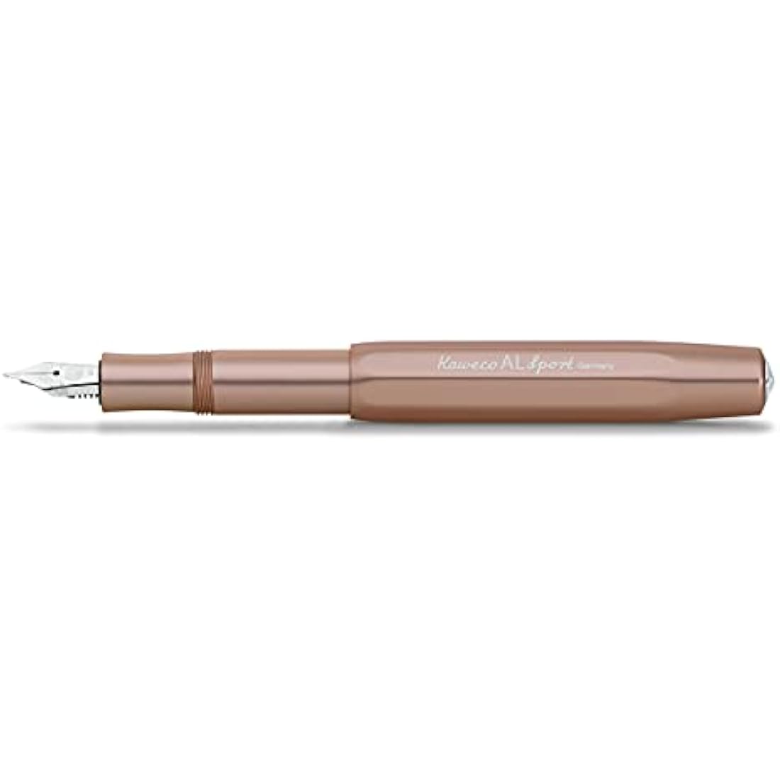 Kaweco AL SPORT Fountain Pen Rosé Gold I Premium Fountain Pen for Ink Cartridges I Exclusive Fountain Pen 13 cm I Nib: EF (Extra Fine)