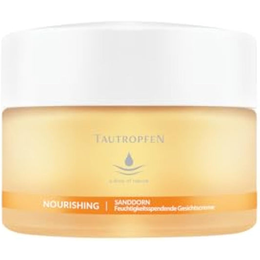 Tautropfen Sea Buckthorn Nourishing Solutions, Moisturizing Facial Cream for Dry Skin, 50 Milliliter