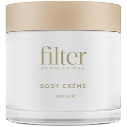 Filter by Molly-Mae Body Crème | Ultra Hydrating Body Moisturiser | Tan Extending Cream | Anti-Inflammatory | Shea Butter | Softens & Smooths Skin