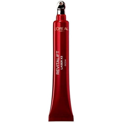 L'Oréal Paris Revitalift Day Cream Laser X3 Anti-Wrinkle Action 50ml + Revitalift Eye Contour Laser X3 Anti-Age 15ml - 2 Treatments with Hyaluronic Acid and Pro-Xylane
