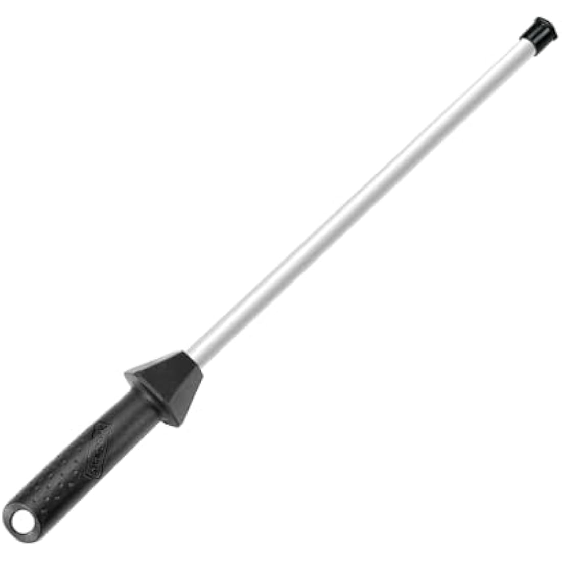 Sharpeak Total 45 cm/Rod Length 30 cm Ceramic Sharpening Steel Rod with Built-in Angle Guides and Anti-Breaking Cap, Honing to Razor-Sharp Knives, Ceramic Knife Sharpener, Ceramic honing Rod