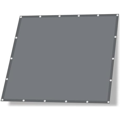 IMSGVIFO Awning Waterproof with Eyelets, UV Protection Sun Protection, Weather Protection, Weather Resistant, Parasol Awning for Patio Roof, Balcony, Conservatory, Swimming Pool, Dark Grey, 4 x 4 m