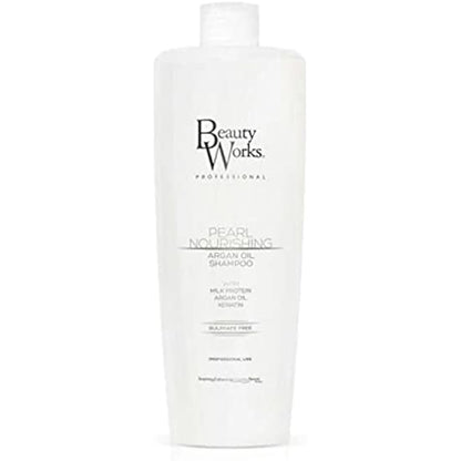 Beauty Works Pearl Nourishing Argan Oil Shampoo (Sulphate Free) 1 litre