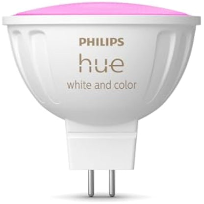 Philips Hue LED Smart Light spot - White and Coloured Light - 1 Pack - MR16
