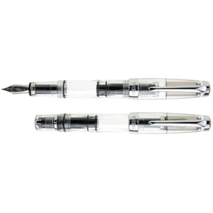 Twsbi Diamond Mini Clear Fountain Pen, Resin, Metal, Transparent - M