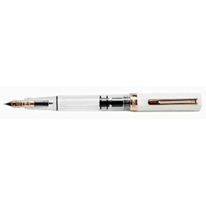 Twsbi Eco White & Rose Gold EF Nib - Fountain Pen