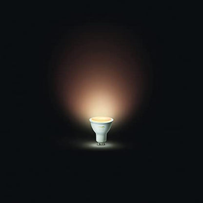 Philips Hue White Ambiance Single Smart Spotlight LED [GU10 Spot] with Bluetooth. Works with Alexa and Google Assistant and Apple HomeKit