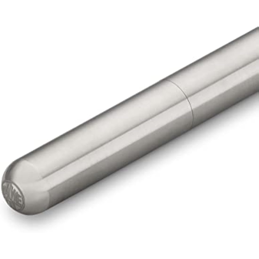 Kaweco SUPRA Fountain Pen Stainless Steel I Exclusive Fountain Pen for Ink Cartridges Including Retro Metal Box I Fountain Pen 16.5 cm I Nib: F (Fine)