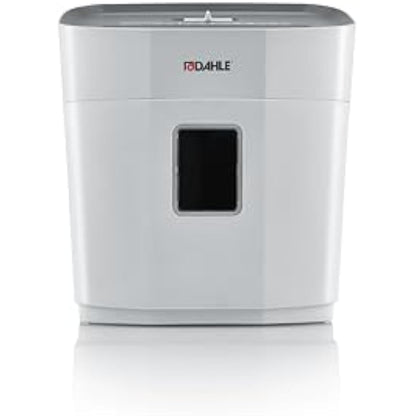 Dahle PaperSAFE 100 Paper Shredder (5 Sheets, Oil-Free, Jam Protection, Cross-Cut, for Home-Office) Grey, 36.6 x 34.7 x 21.7cm
