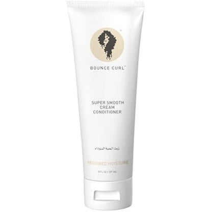 Bounce Curl Super Smooth Cream Conditioner UK | Curly Hair Conditioner | With Organic Aloe & Sunflower Oil | 8oz, 237ml