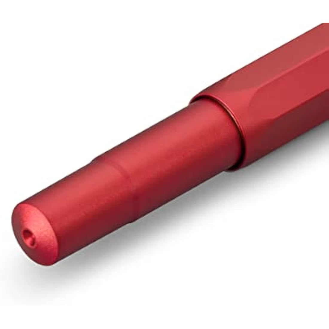 Kaweco AL SPORT Gel/Ballpoint Pen Deep Red I Pen Including 0.7 mm Rollerball Pen Refill in Classic Design with Ceramic Ball I Premium Aluminium Gel Roller 13 cm