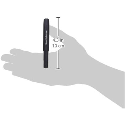 Kaweco AL SPORT Gel/Ballpoint Pen Black I Pen Including 0.7 mm Rollerball Pen Refill in Classic Design with Ceramic Ball I Premium Aluminium Gel Roller 13 cm