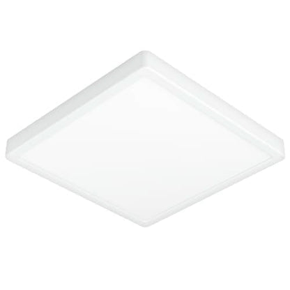 Eglo LED Outdoor Ceiling Light Argolis 2, Outside Light for Wall and Ceiling, Porch Lighting Made of White Metal and Plastic, Exterior lamp Warm