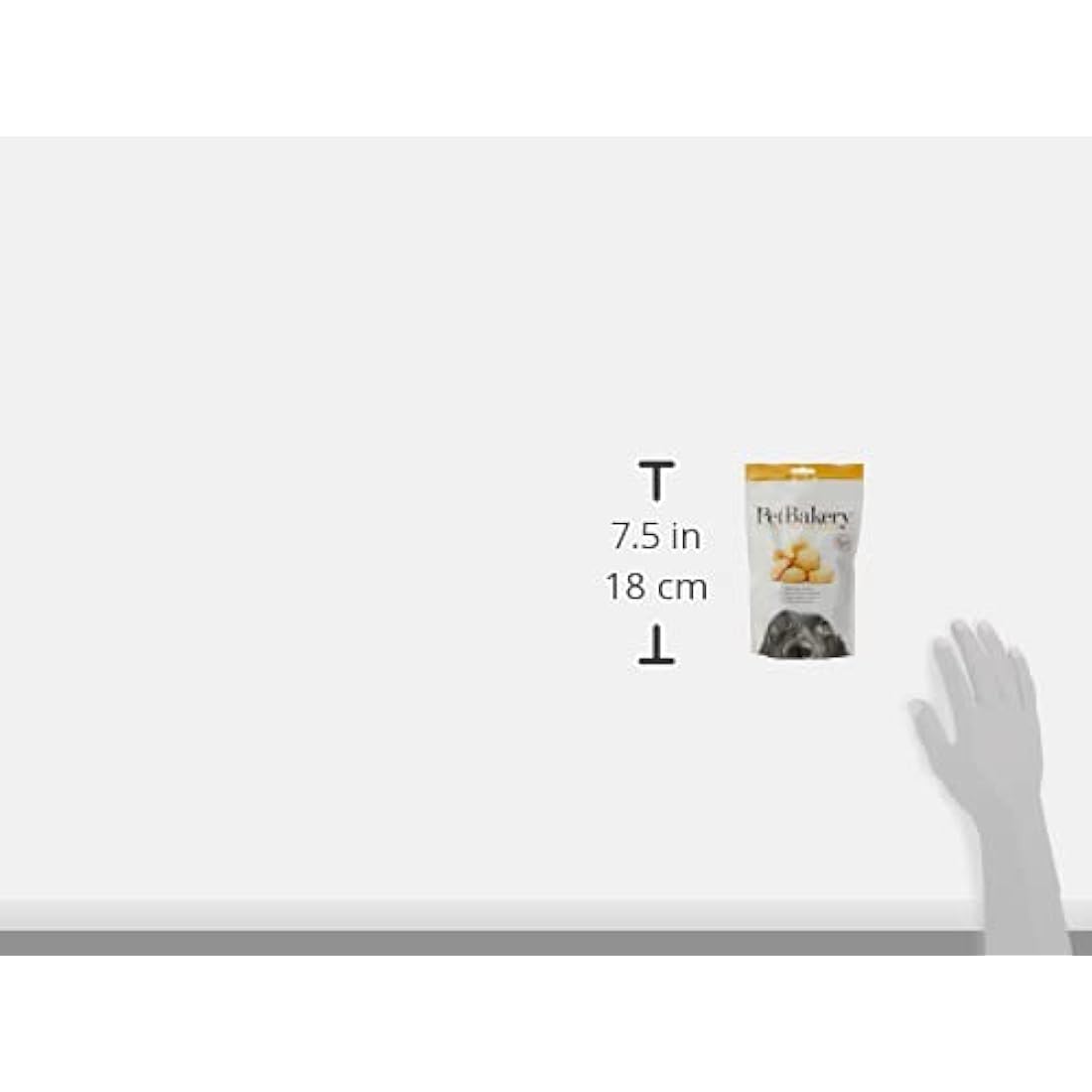 Pet Bakery Dog Treat Paws Cheese, 190 g